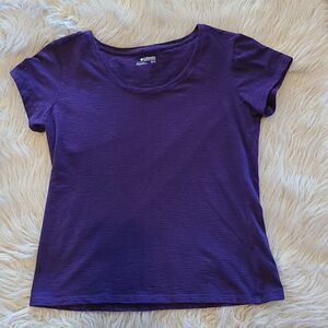 Columbia womens purple stripped tshirt size xs‎